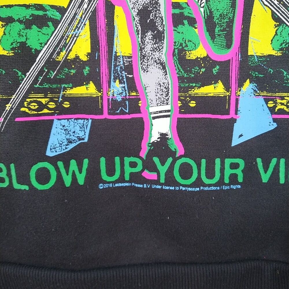 AC/DC Sweatshirt Adult Large - Black Blow Up Your Video Crewneck 2016 Pullover - Picture 3 of 12